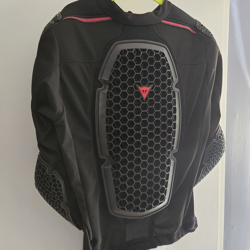 Dainese Black Motorcycle Pro-Armor Jacket Jacket